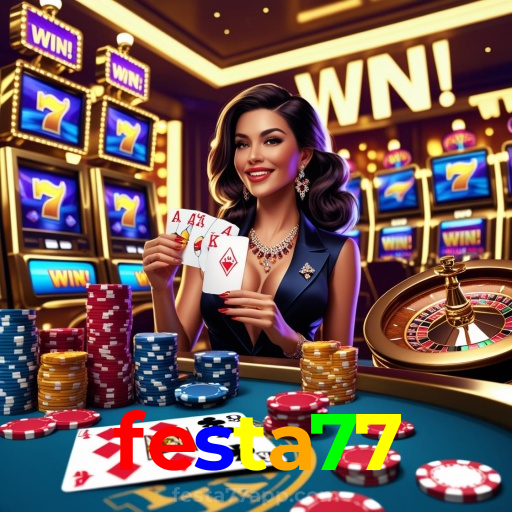 festa77:Aposte no seu time e ganhe prêmios incríveis com poker e roleta!