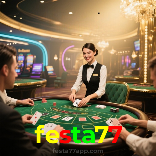 festa77：Aposte nas mesas de poker e mostre quem é o mestre das cartas!