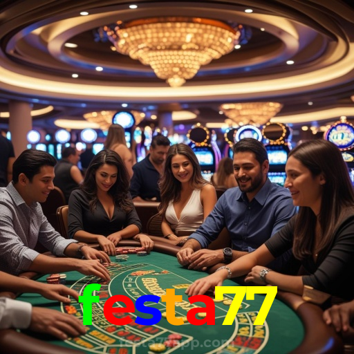 festa77:Divirta-se com blackjack, poker e apostas ao vivo em futebol no cassino online!
