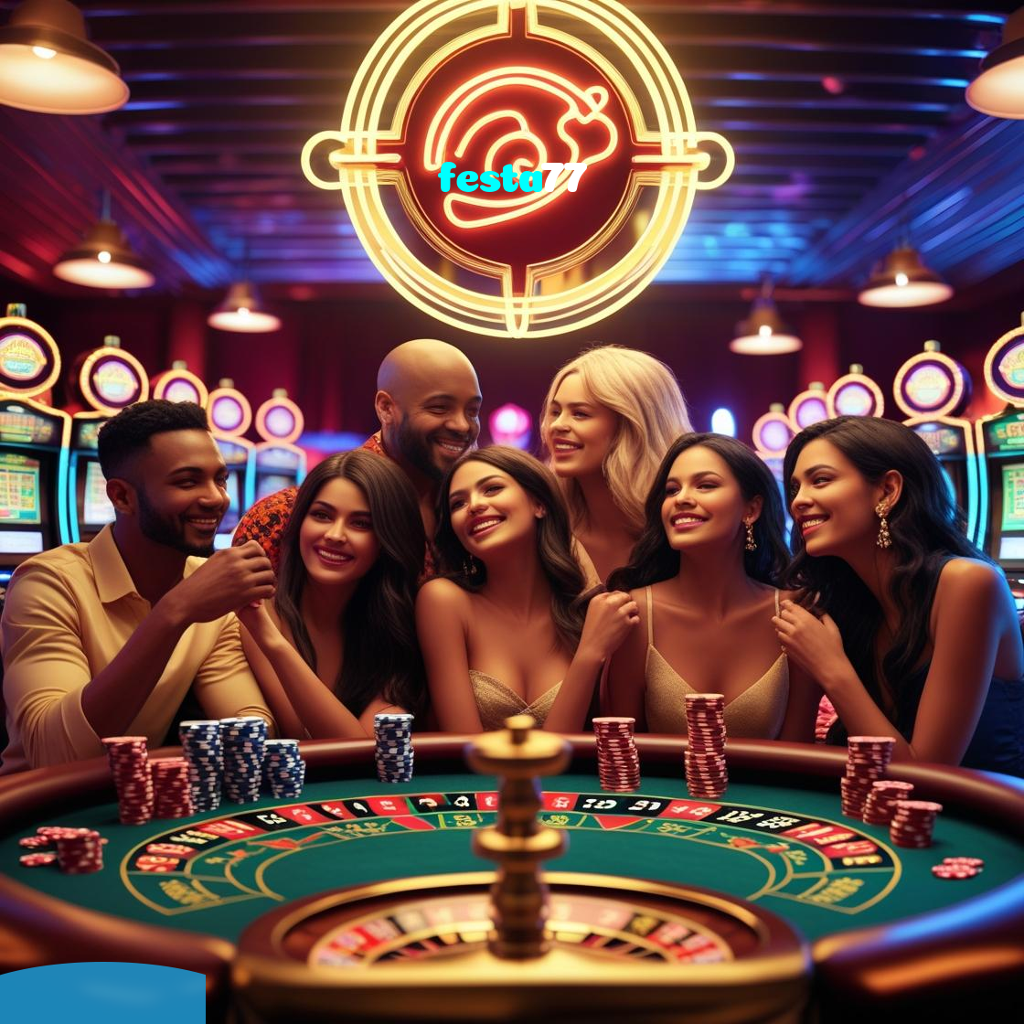 festa77：Aposte no seu time e ganhe prêmios incríveis com poker e roleta!