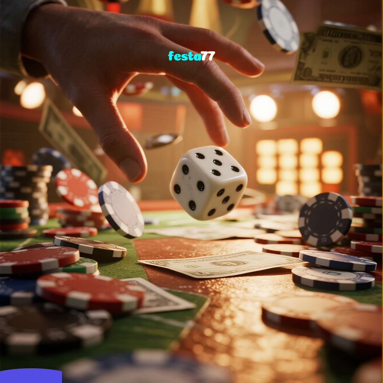 festa77：Aposte nas mesas de poker e mostre quem é o mestre das cartas!