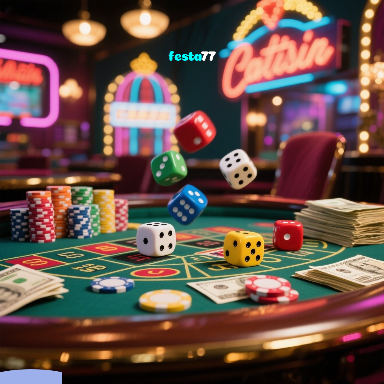 festa77：Ganhe prêmios em jogos de poker e aposte no futebol com grandes odds!
