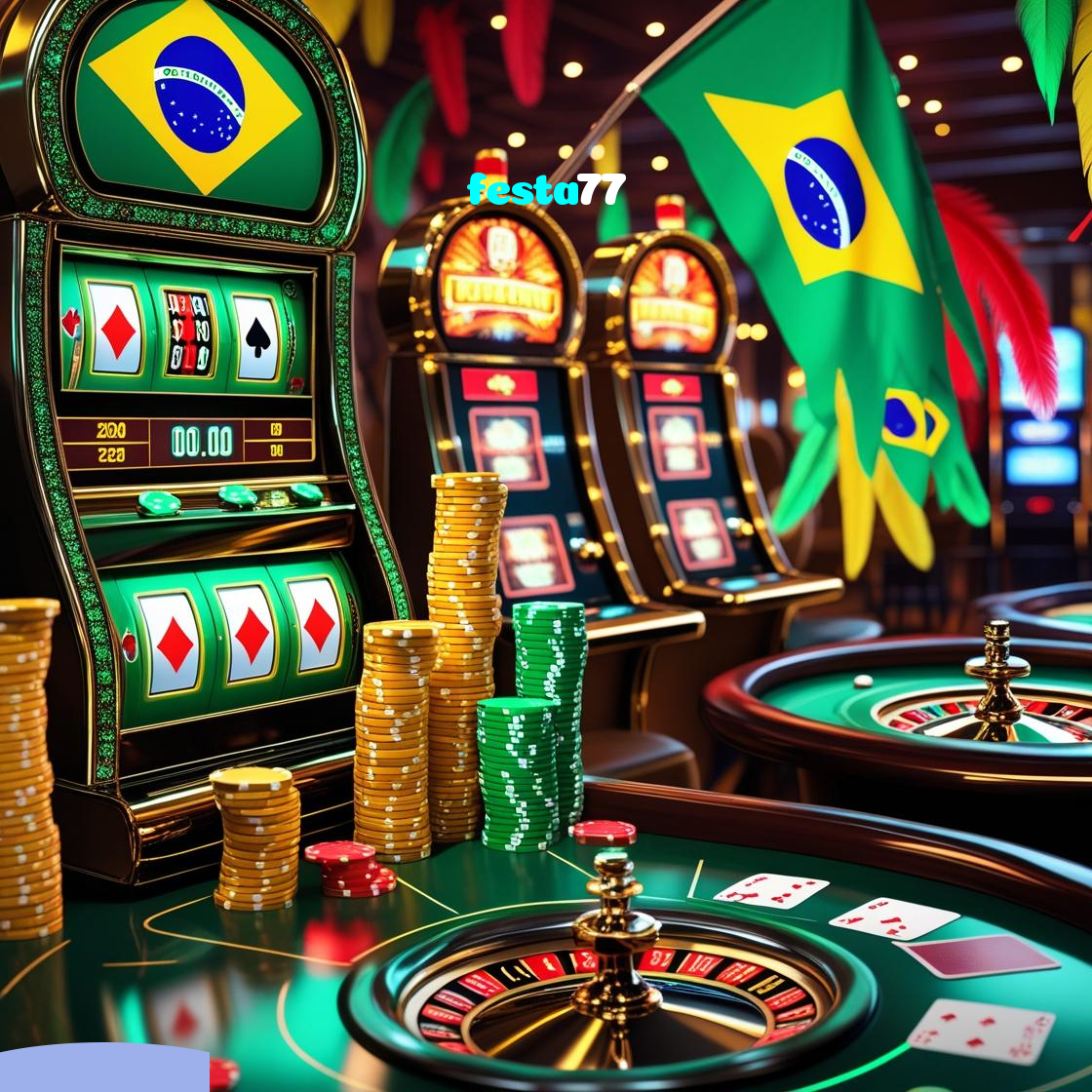 festa77：Onde a diversão nunca para: apostas no futebol e jogos de cassino!