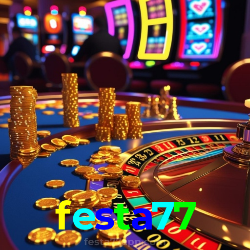 festa77:Ganhe prêmios jogando slots e apostando no futebol online!